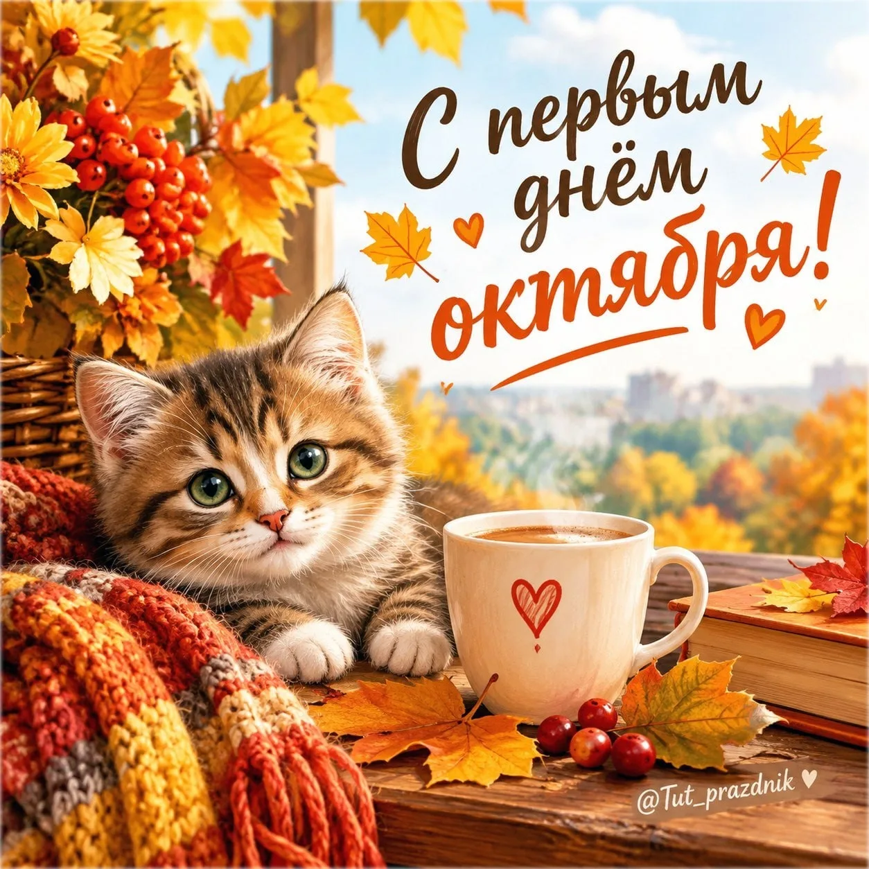 🍁✨ С первым днём октября, друзья!