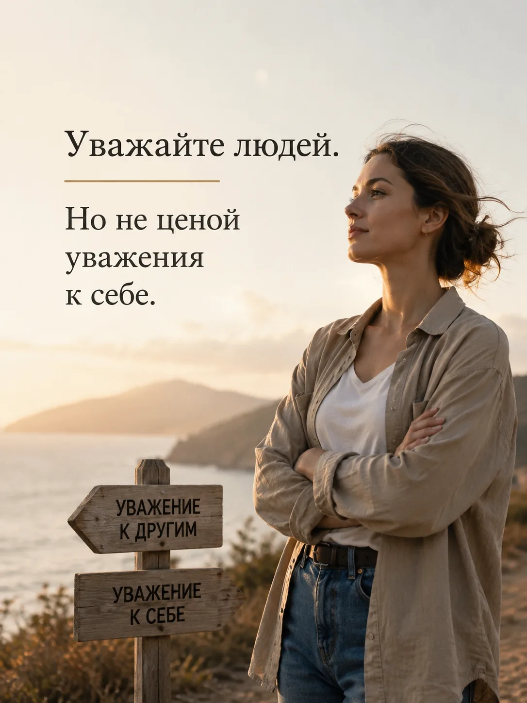 Уважайте людей.