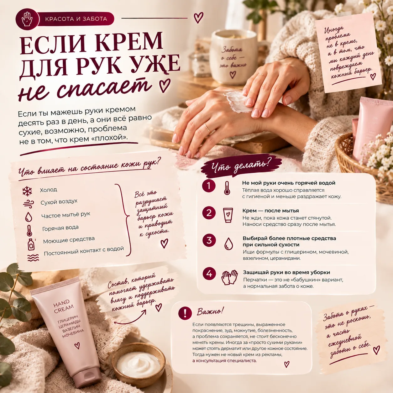 Если крем для рук уже не спасает