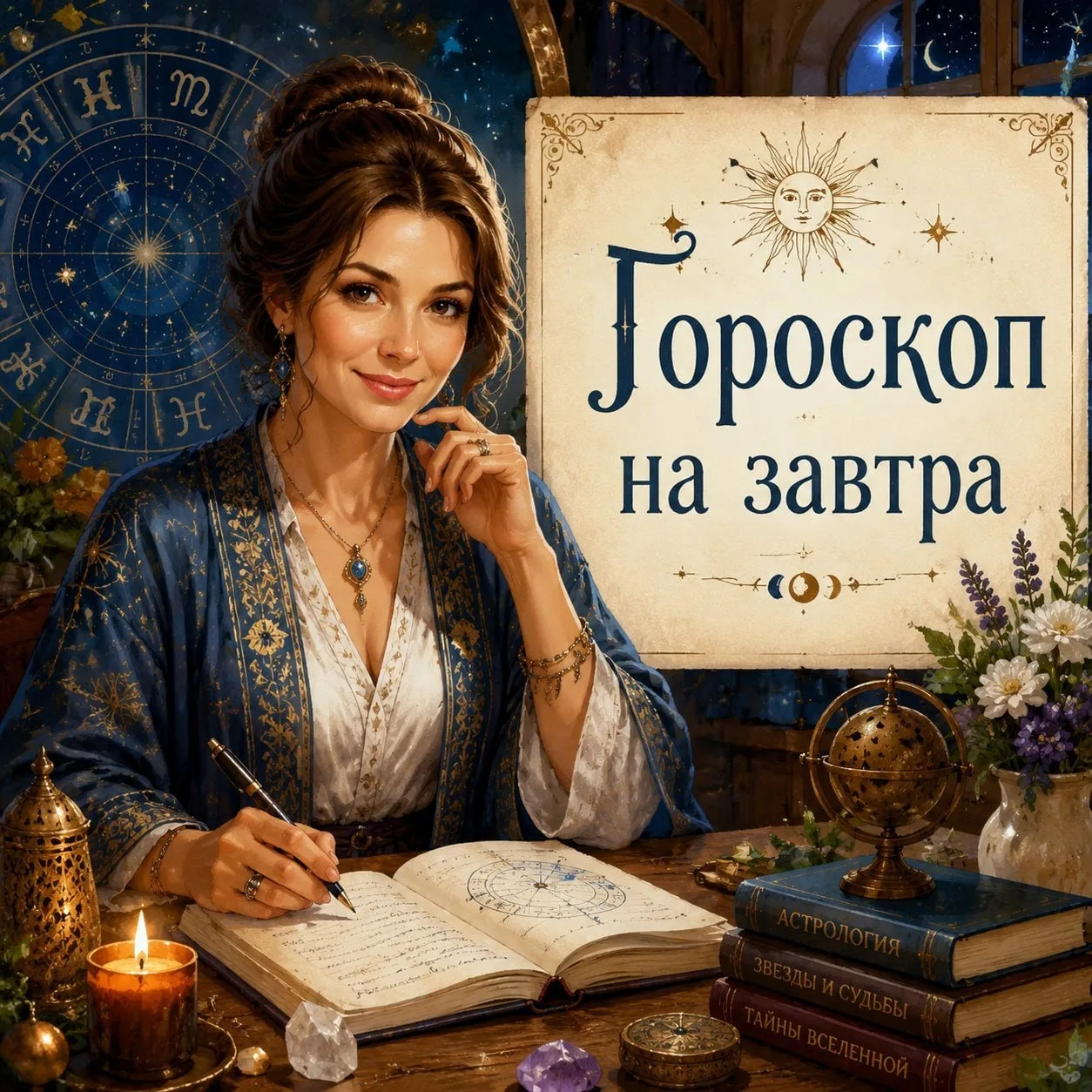 ✨ Гороскоп на воскресенье, 17 мая  Завтра звёзды особенно благоприятны для тех, кто занят умственным