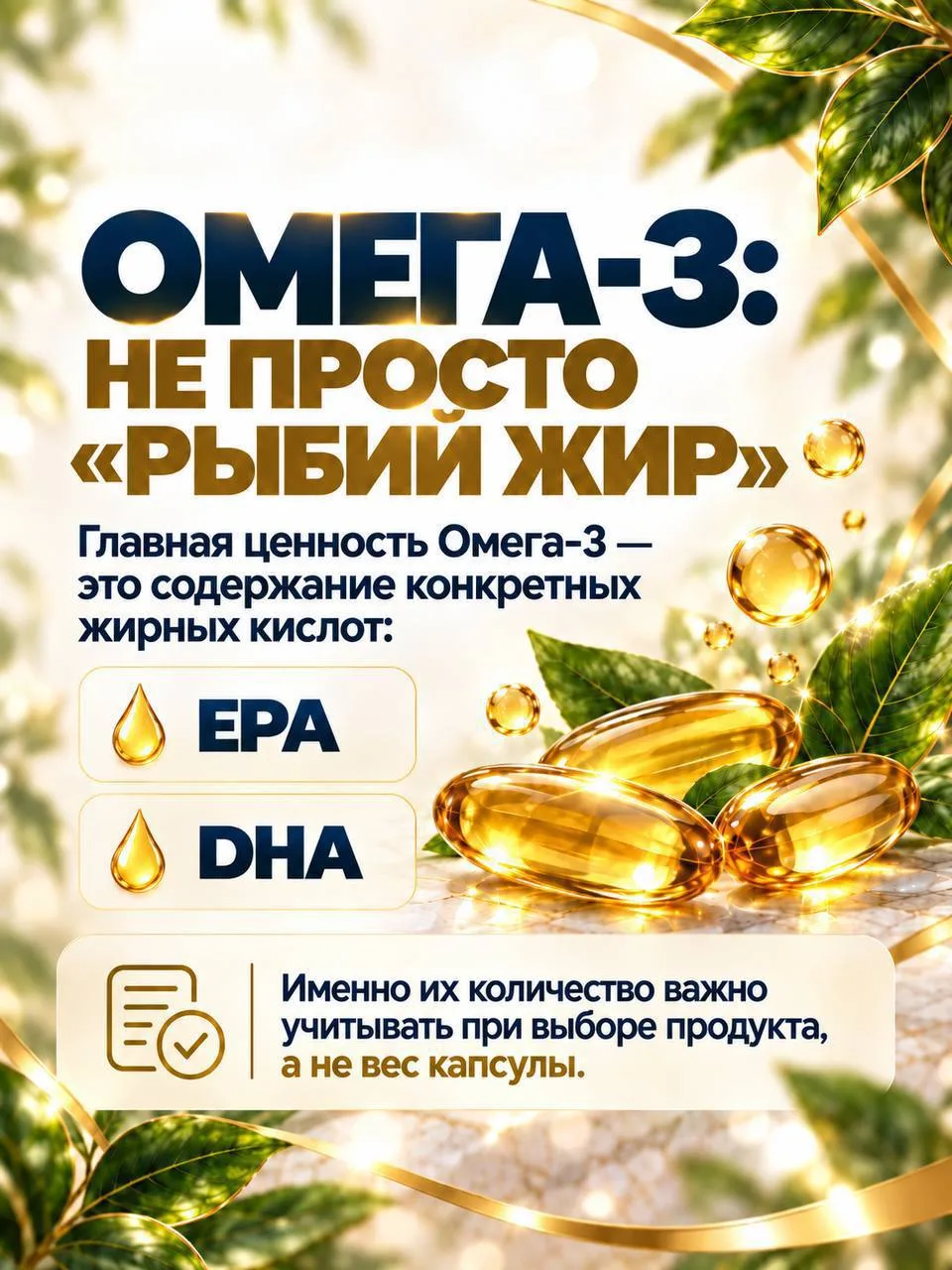 Не весь рыбий жир одинаково полезен! 🧐