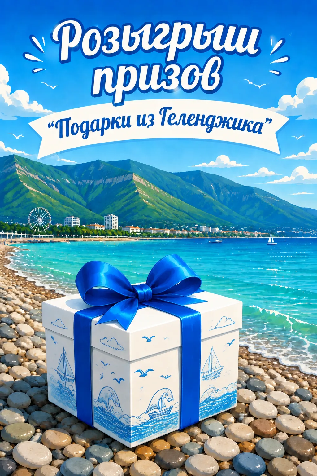 РОЗЫГРЫШ ПРИЗОВ "ПОДАРКИ ИЗ ГЕЛЕНДЖИКА" ☀️🌊⛰️

Привезла вам из Геленджика классные подарки. 🔥

🎁Р
