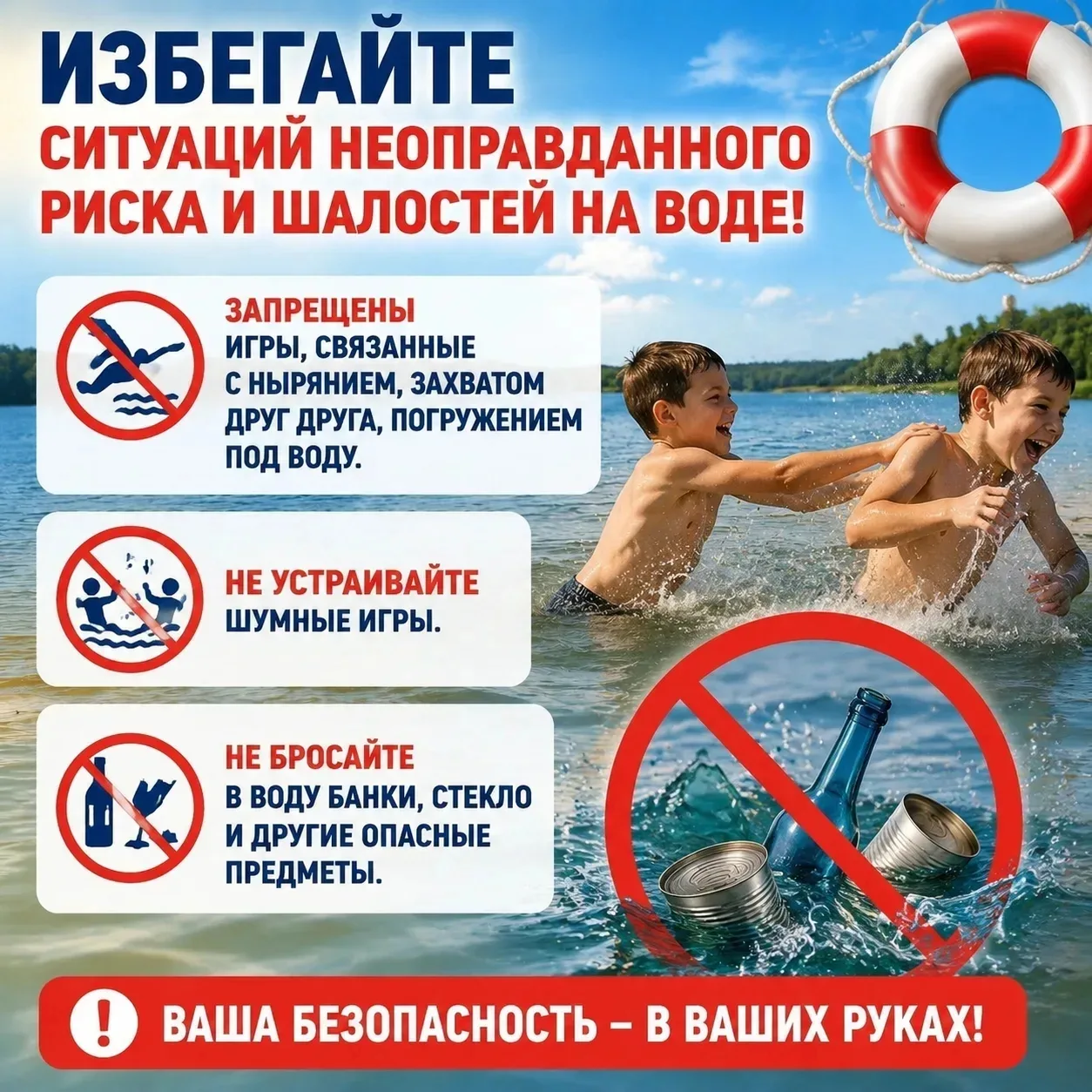 Купайтесь безопасно!