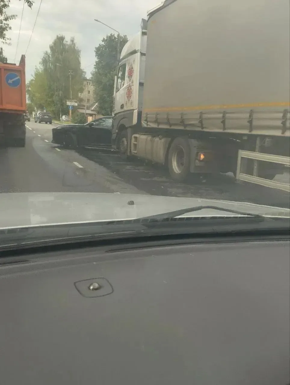 ДТП на Октябрьской.