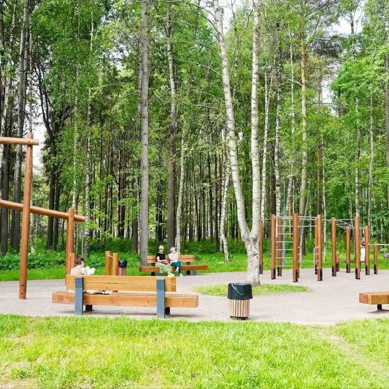 🌳 Завершено благоустройство Изотовского сквера в Приморском районе