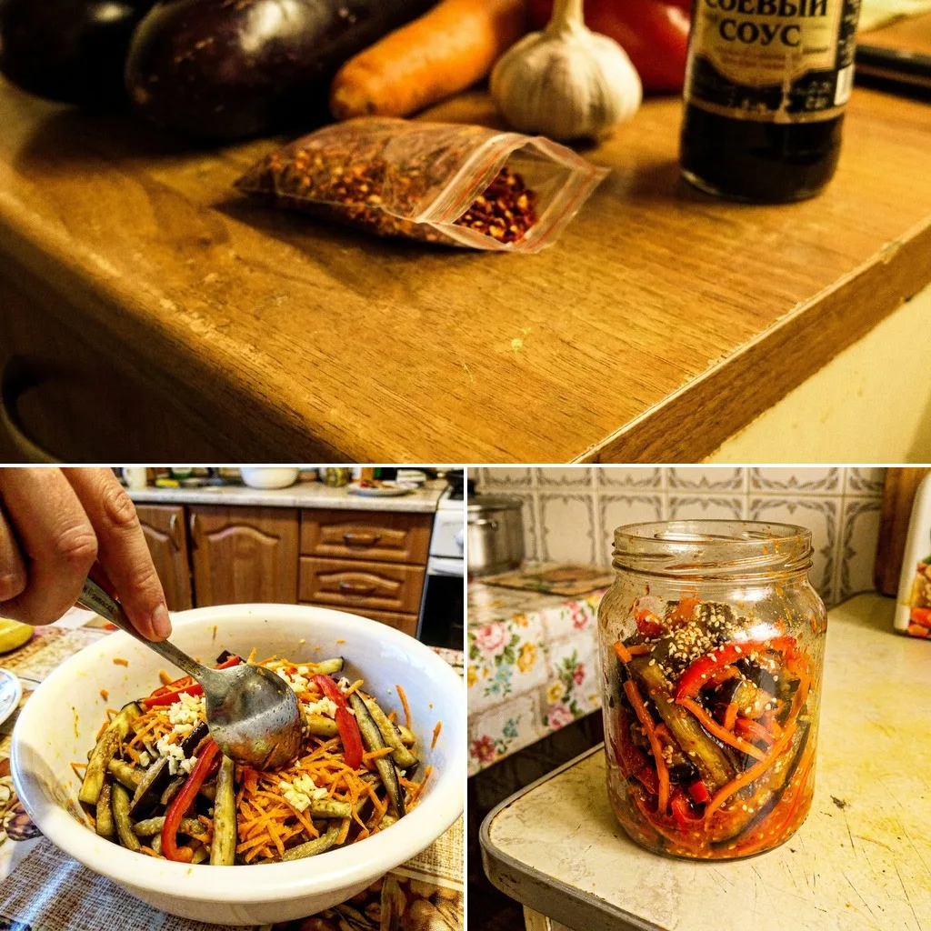 🍆 БАКЛАЖАНЫ ПО-КОРЕЙСКИ