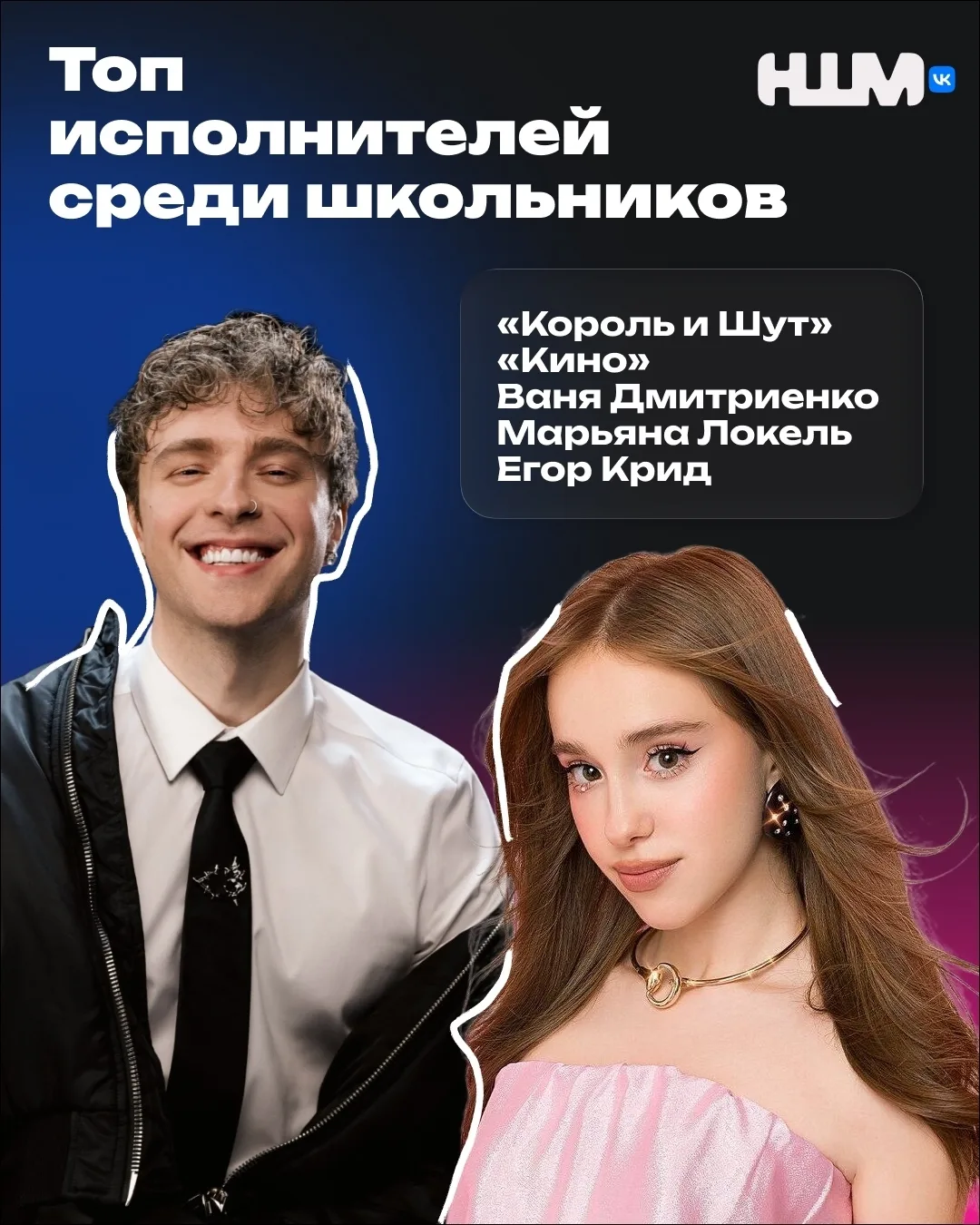 Согласно опросу VK Музыка и Учи.Ру, вот что сейчас слушают школьники 🤙