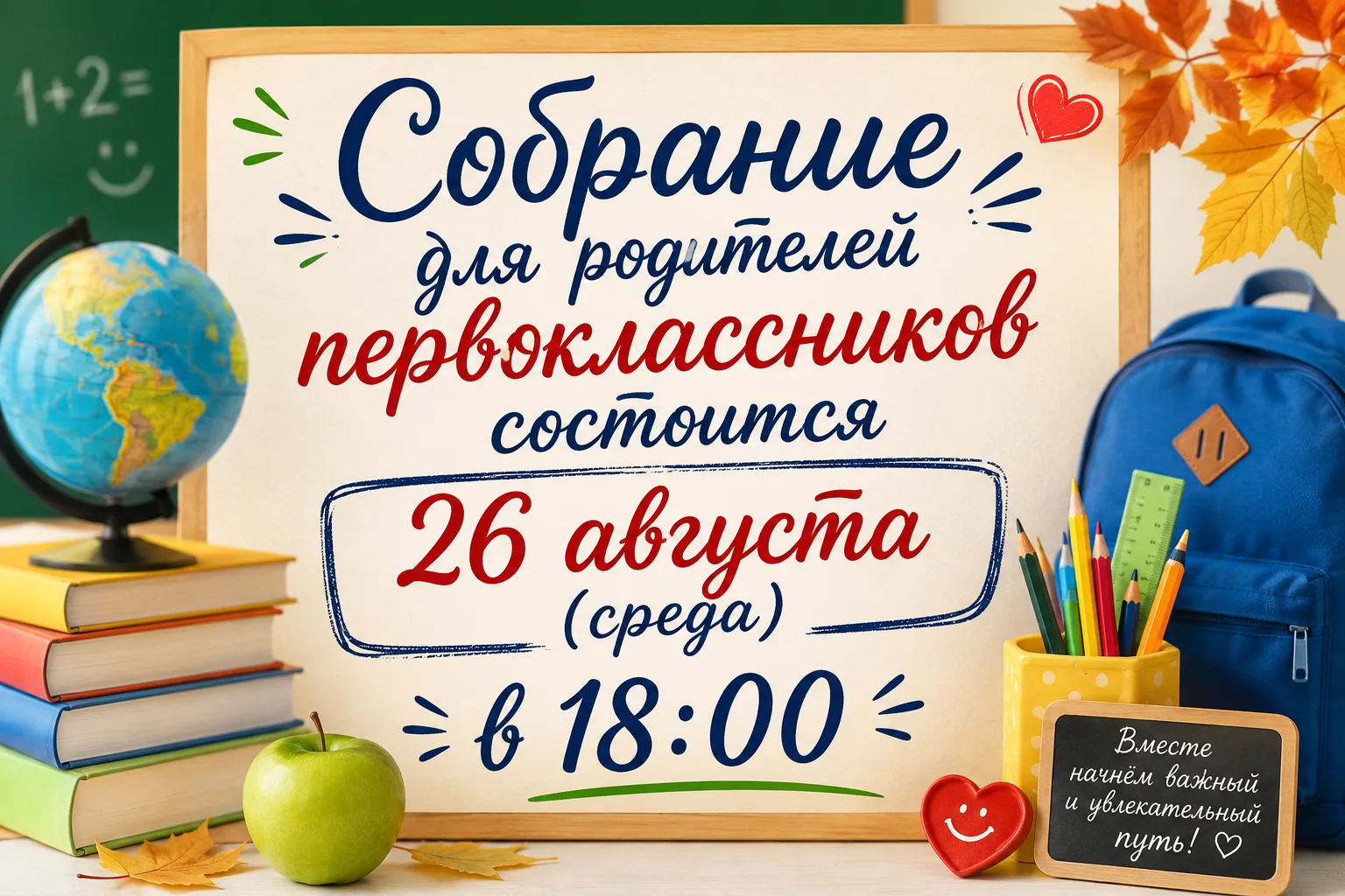Уважаемые родители первоклассников! 🔔