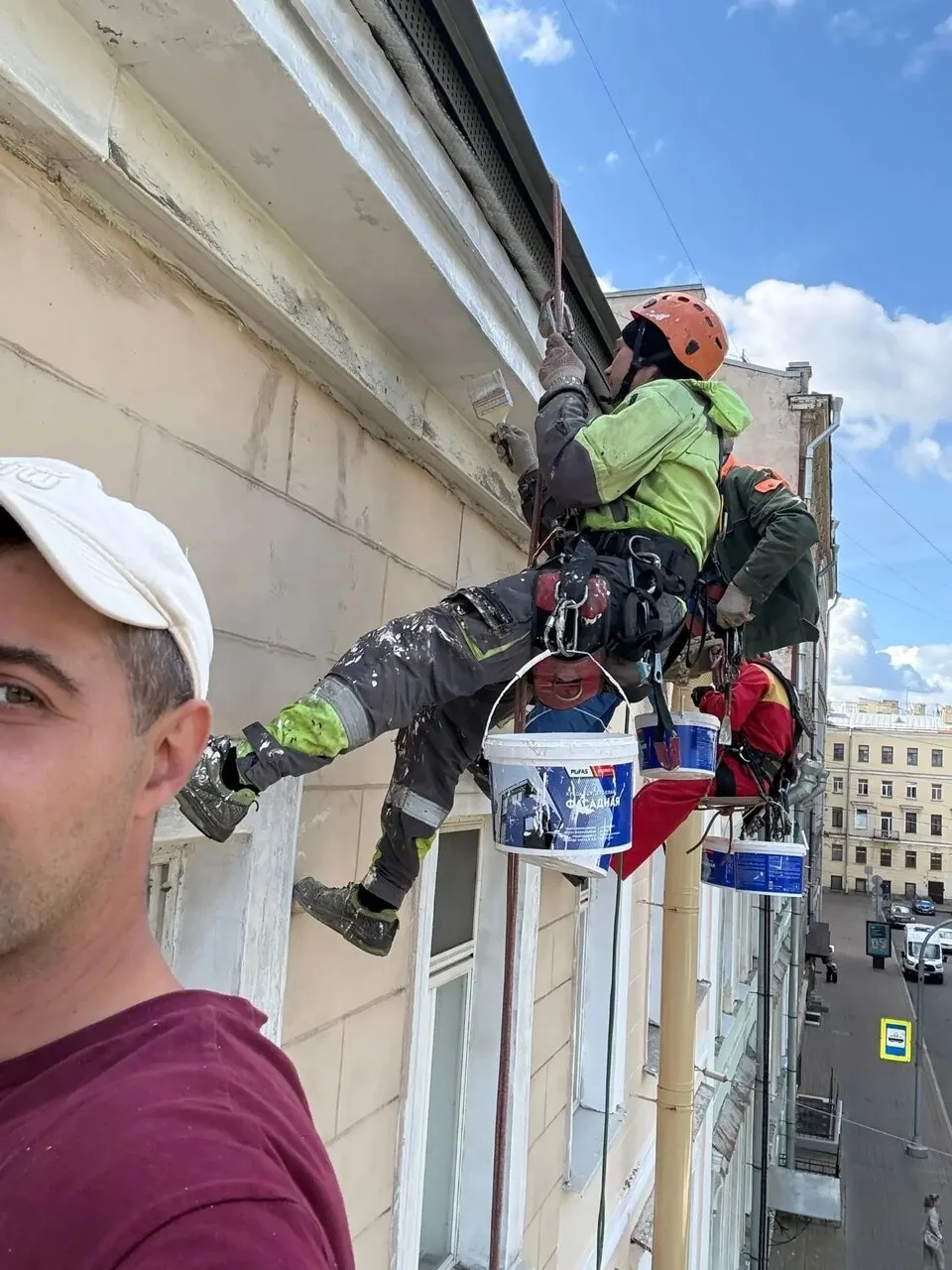 Ремонт фасада на Английском проспекте, 43 литер А