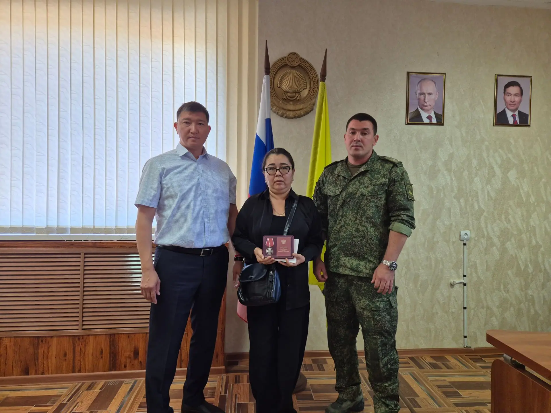 🎖 Герой Юстинского района награжден Орденом Мужества (посмертно)