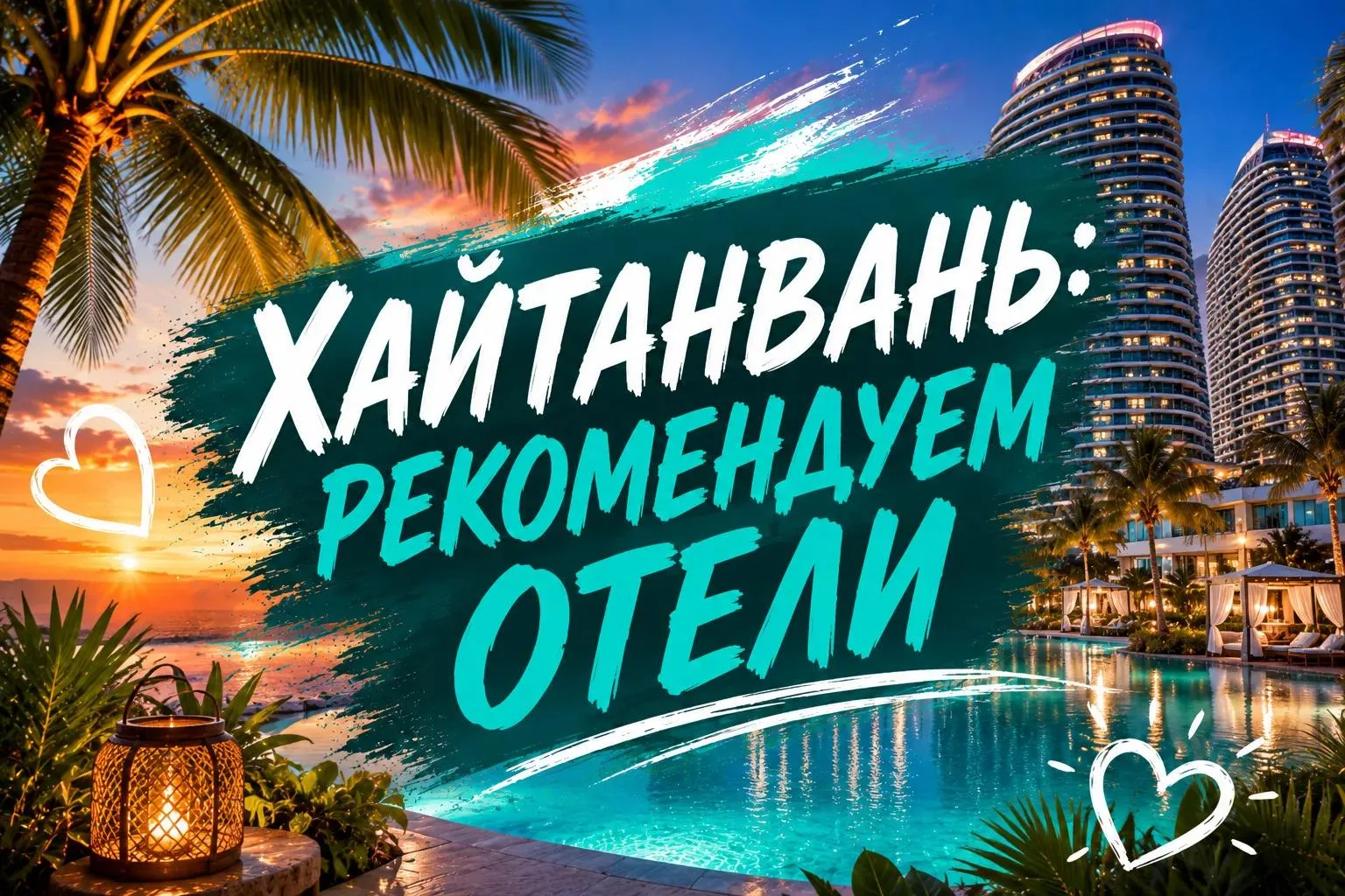 🌊 ХАЙТАНВАНЬ: РЕКОМЕНДУЕМ ОТЕЛИ