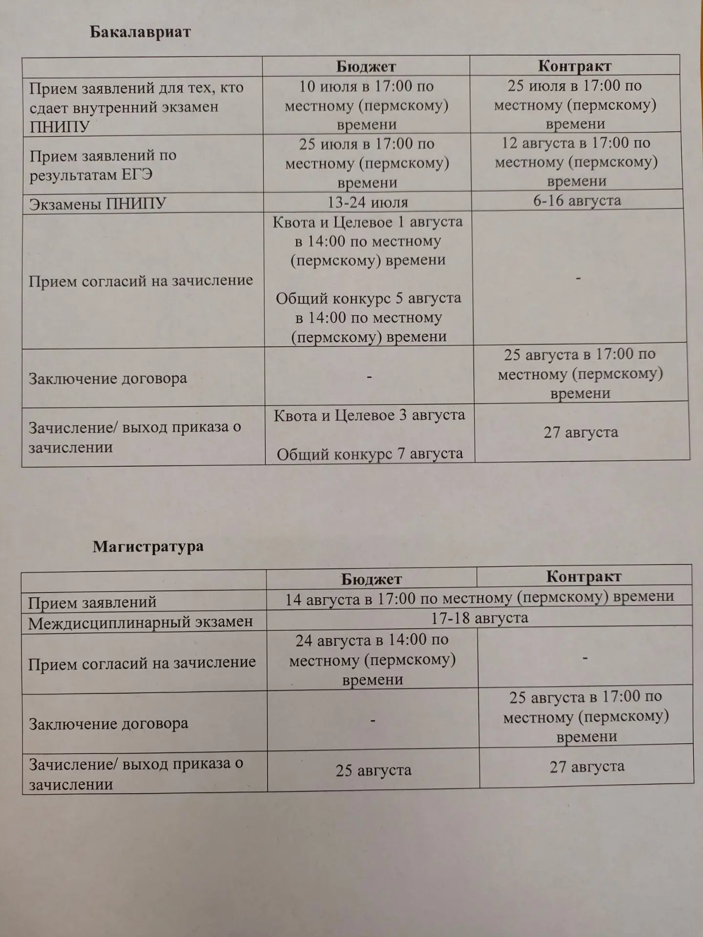 Основные даты приемной Кампании этого года. Выпускники СПО (техникумов), обратите внима...