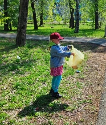 Экологическая  акция «За чистый город".  🌳"Город чистым сохраним — мы пример всем подадим!»  Ребята 