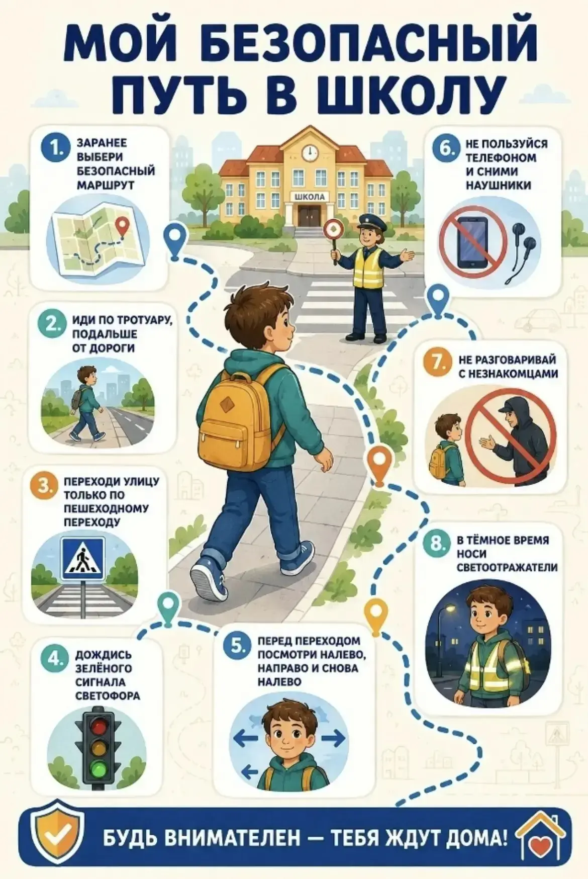 🚦 Безопасный путь в школу 🚦