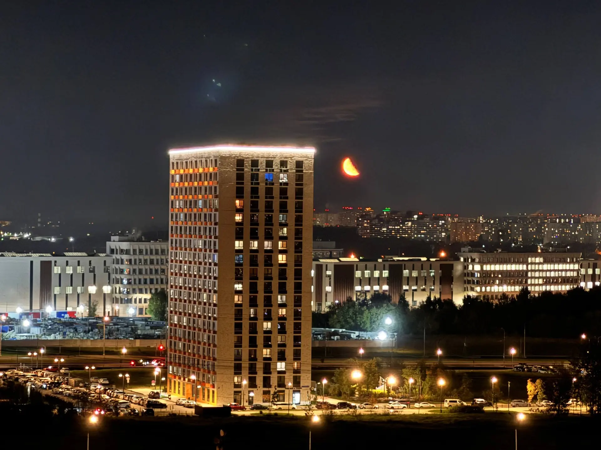 🌓 Вчера была красивая луна