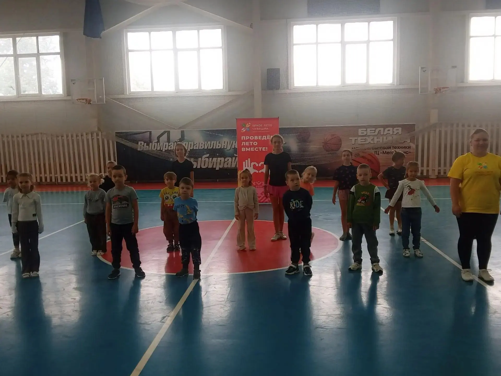 Всем привет!👋👋👋 В рамках проекта главы Чувашии «Яркое лето Чувашии» сегодня в спорти...