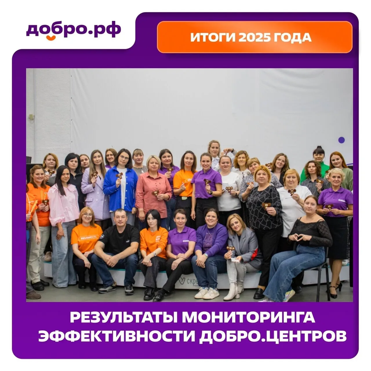 🇷🇺 Добро.Центры Курганской области - в числе лучших по России!  💪 По итогам мониторинга 2025 года в 