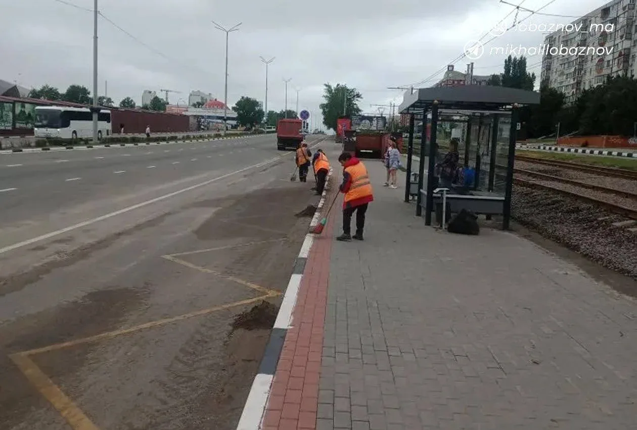 ⛈️В округе продолжаются работы по устранению последствий сильного ливня, который привёл к подтоплени