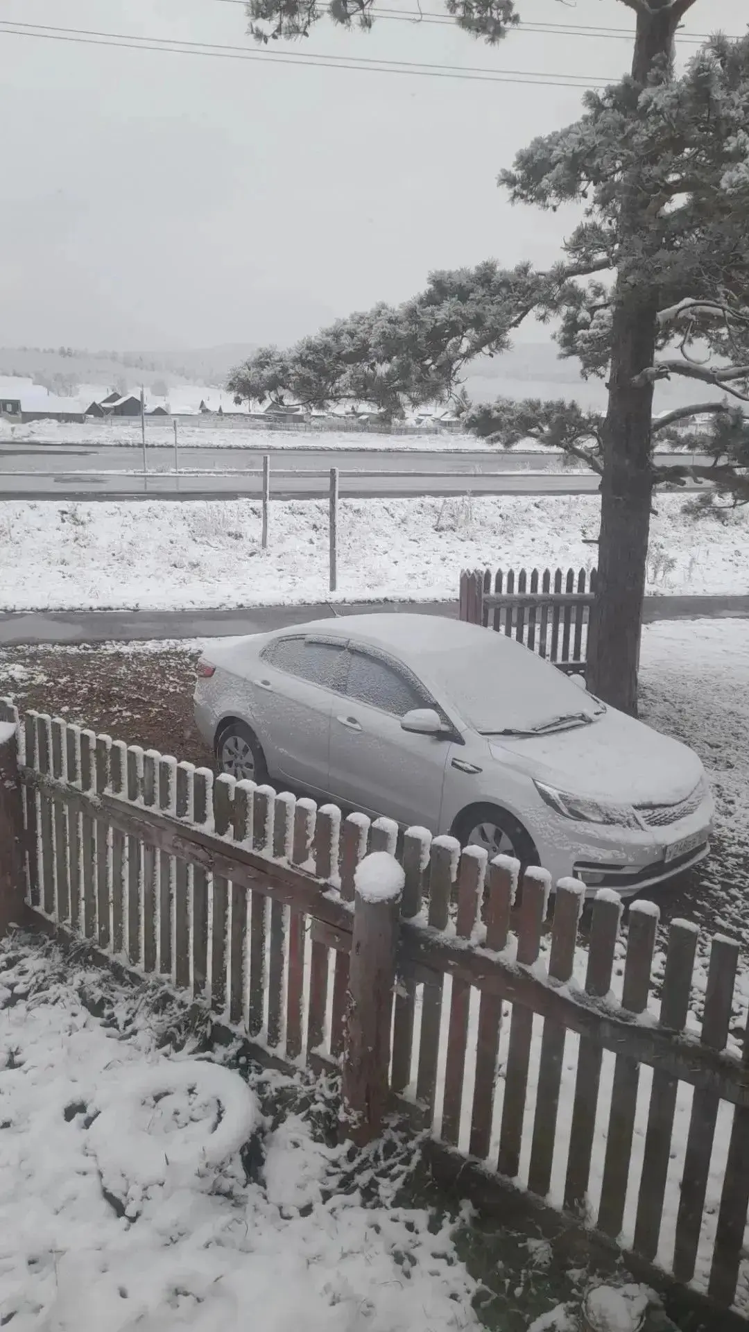 ❄️Йылайыр районы Ҡашҡар ауылына ҡыш килгән (видео).