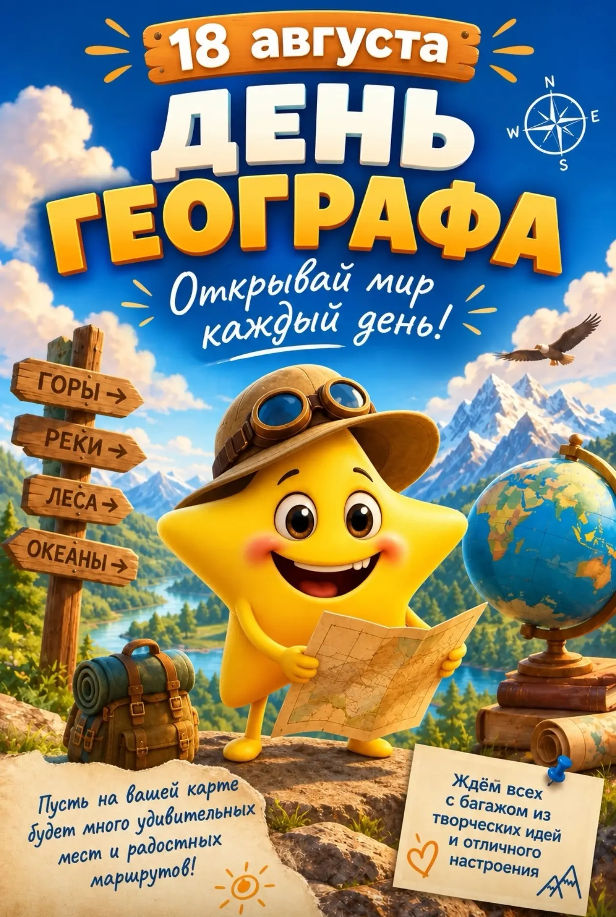 С Днём географа!🧭🎉