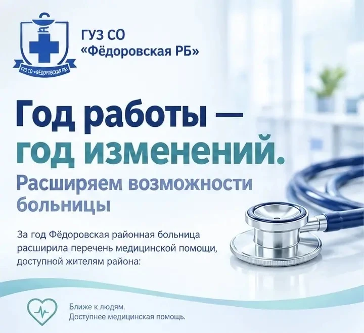 🏥 Год работы — год изменений. Расширяем возможности больницы
