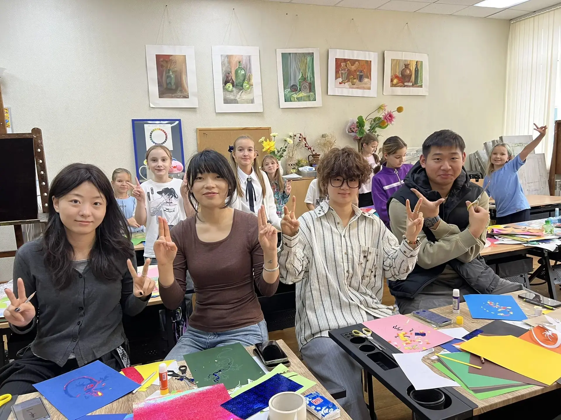 🧑🏻‍🎨Педагогическая (производственная) практика студентов из Китая.