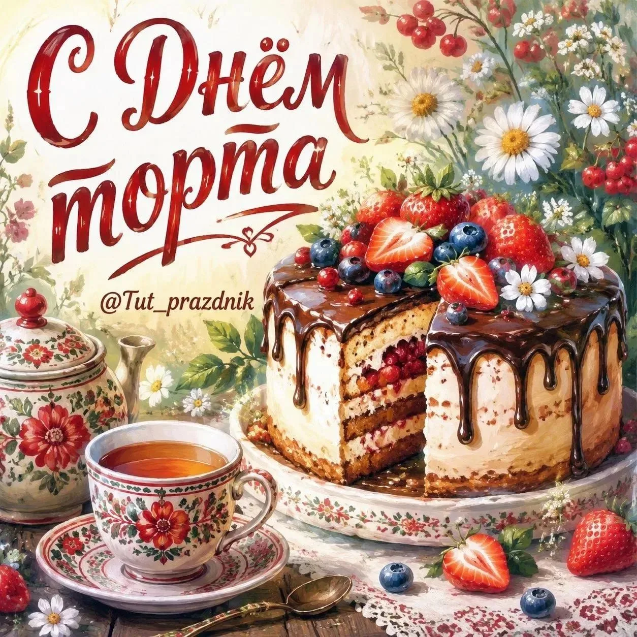 🎂🌍 20 июля — Международный день торта 🌍🎂

Сегодня отмечается Международный день торта — необычны