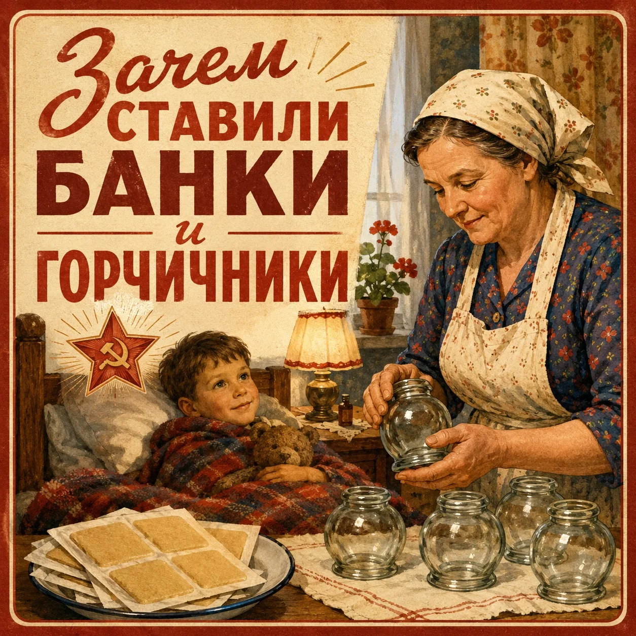 ЗАЧЕМ СТАВИЛИ БАНКИ И ГОРЧИЧНИКИ