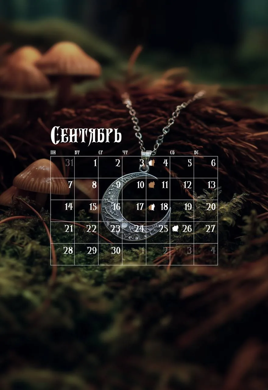 🍂📱 Подборка сентябрьских календарей для телефона