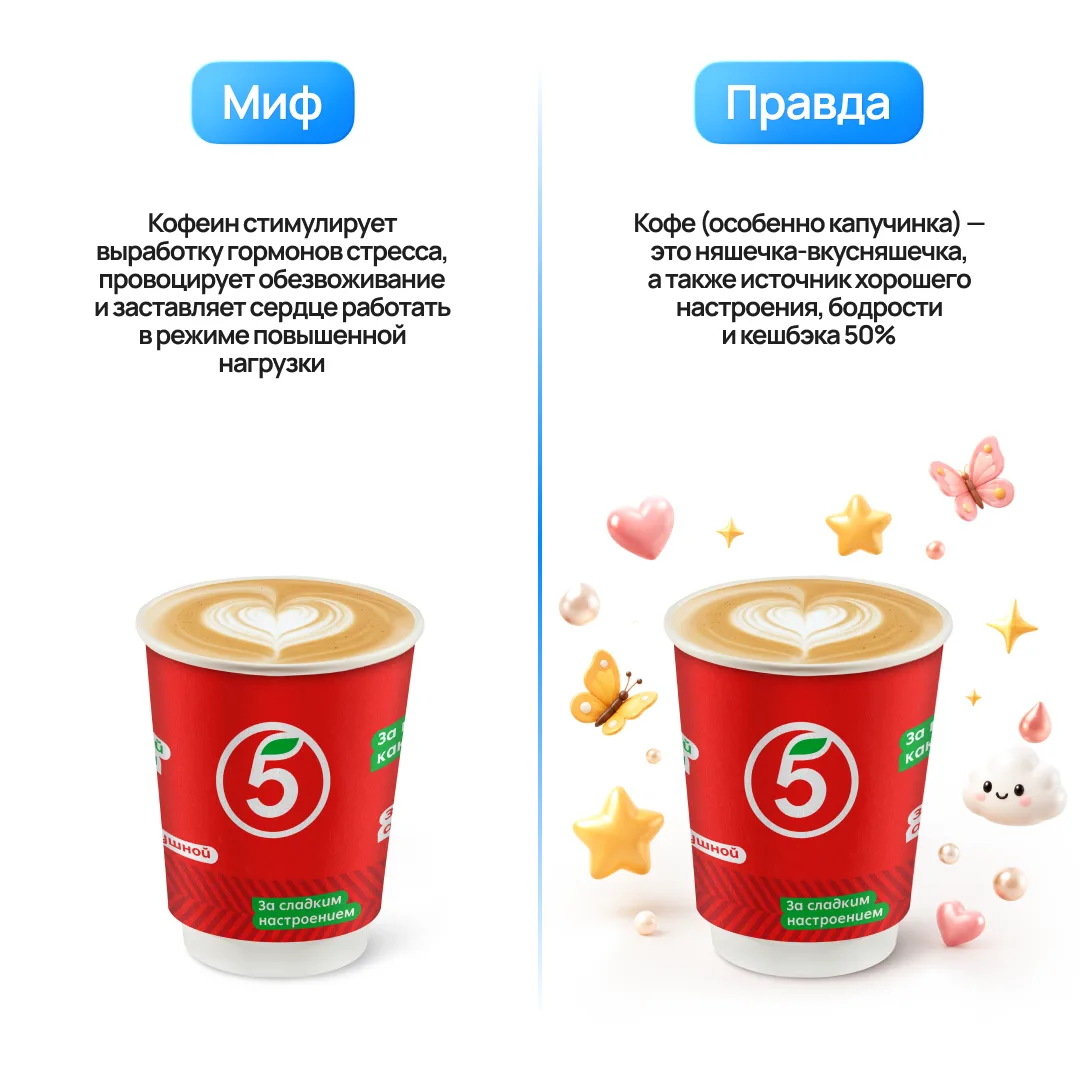 Уверены, что нелицеприятные мифы о кофе распространяют поклонники чая… И можем это дока...