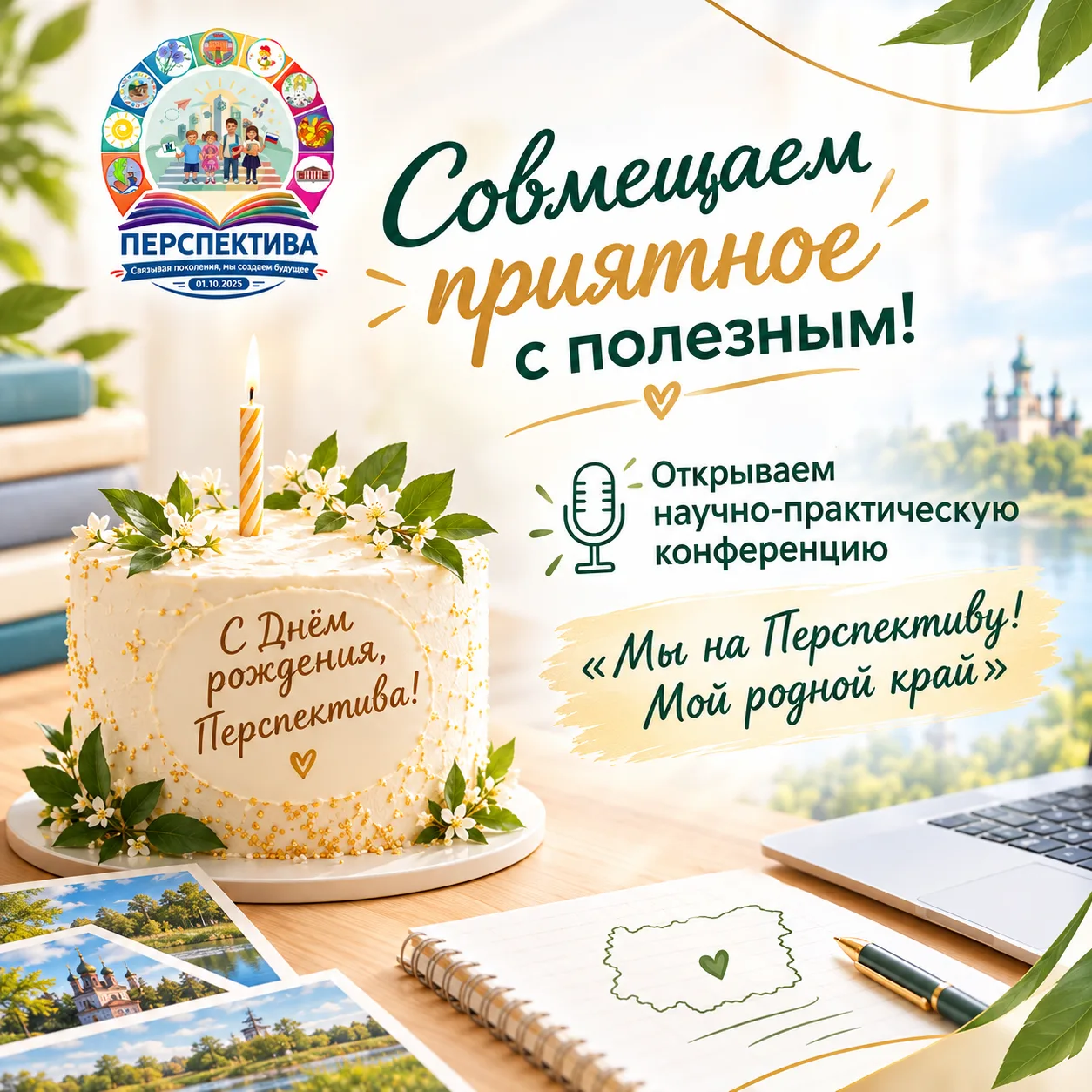 Совмещаем приятное с полезным! 🎂
