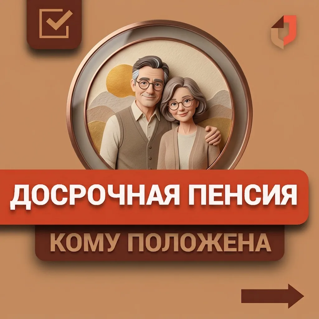 ⏳ Досрочная пенсия за длительный стаж может быть назначена на 2 года раньше общеустанов...
