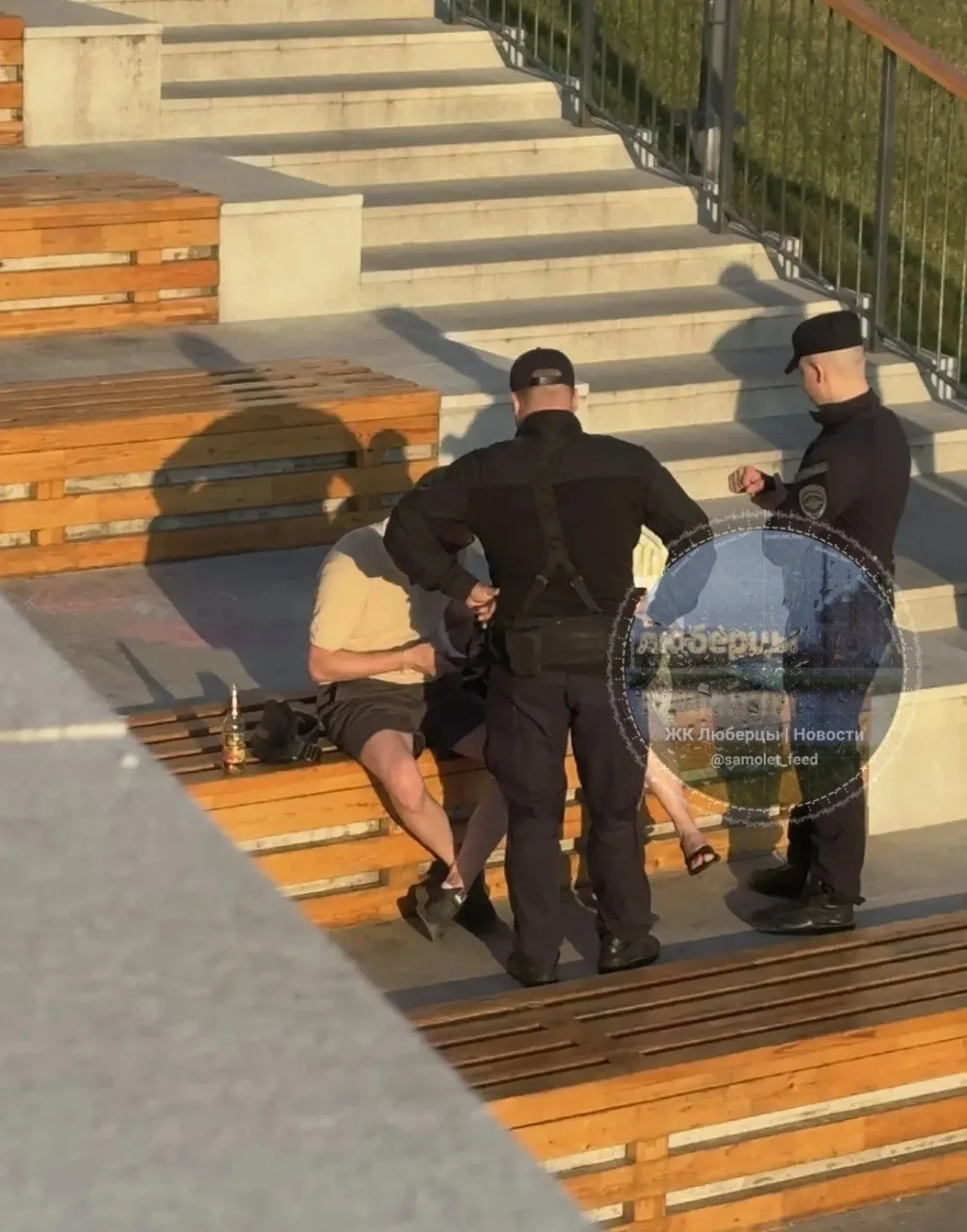 Сотрудники полиции и вправду начали патрулировать парк и штрафовать соседей за распитие спиртных нап