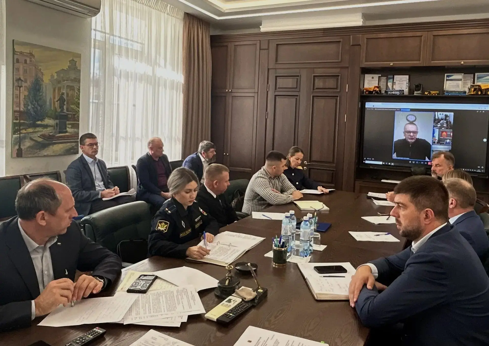 Власти Кузбасса провели совещание с собственниками и руководством шахты «Спиридоновская...