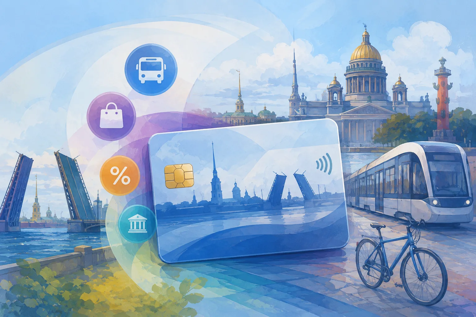 💳 Единая карта петербуржца: удобно, современно, полезно