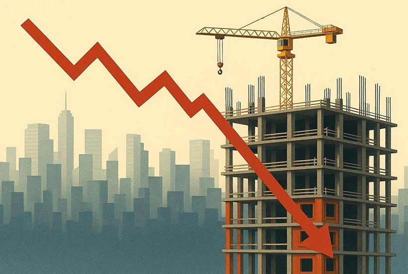 Московские застройщики сократили вывод жилья на рынок на 28% за год