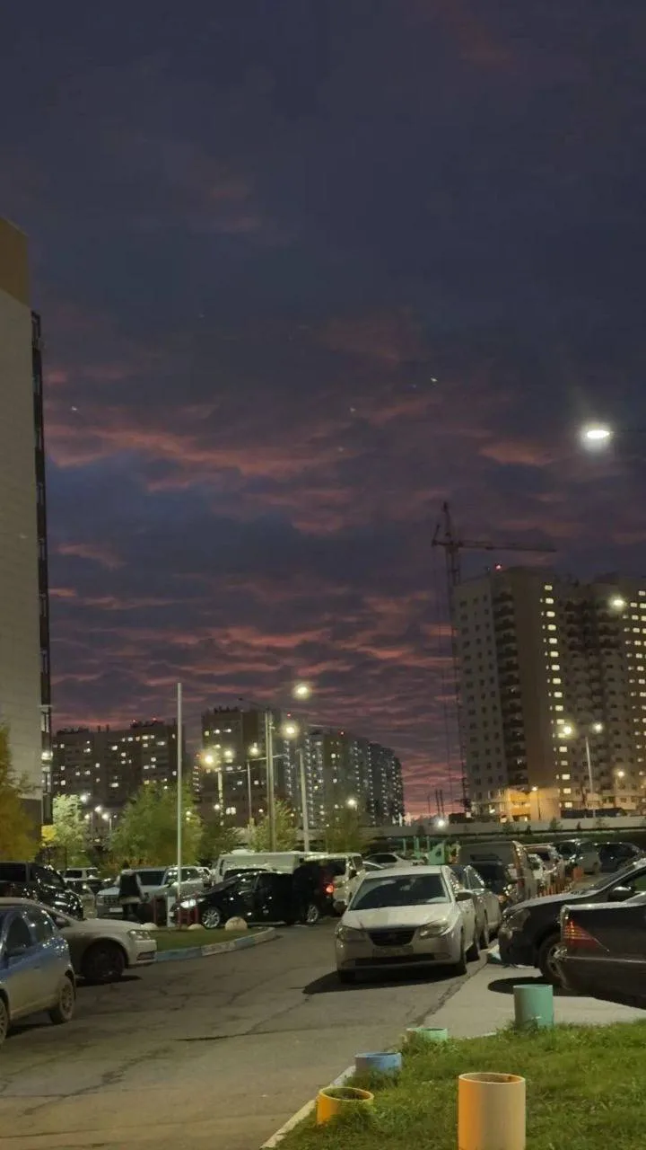 Жители Солнечного делятся кадрами сегодняшнего заката. 😍