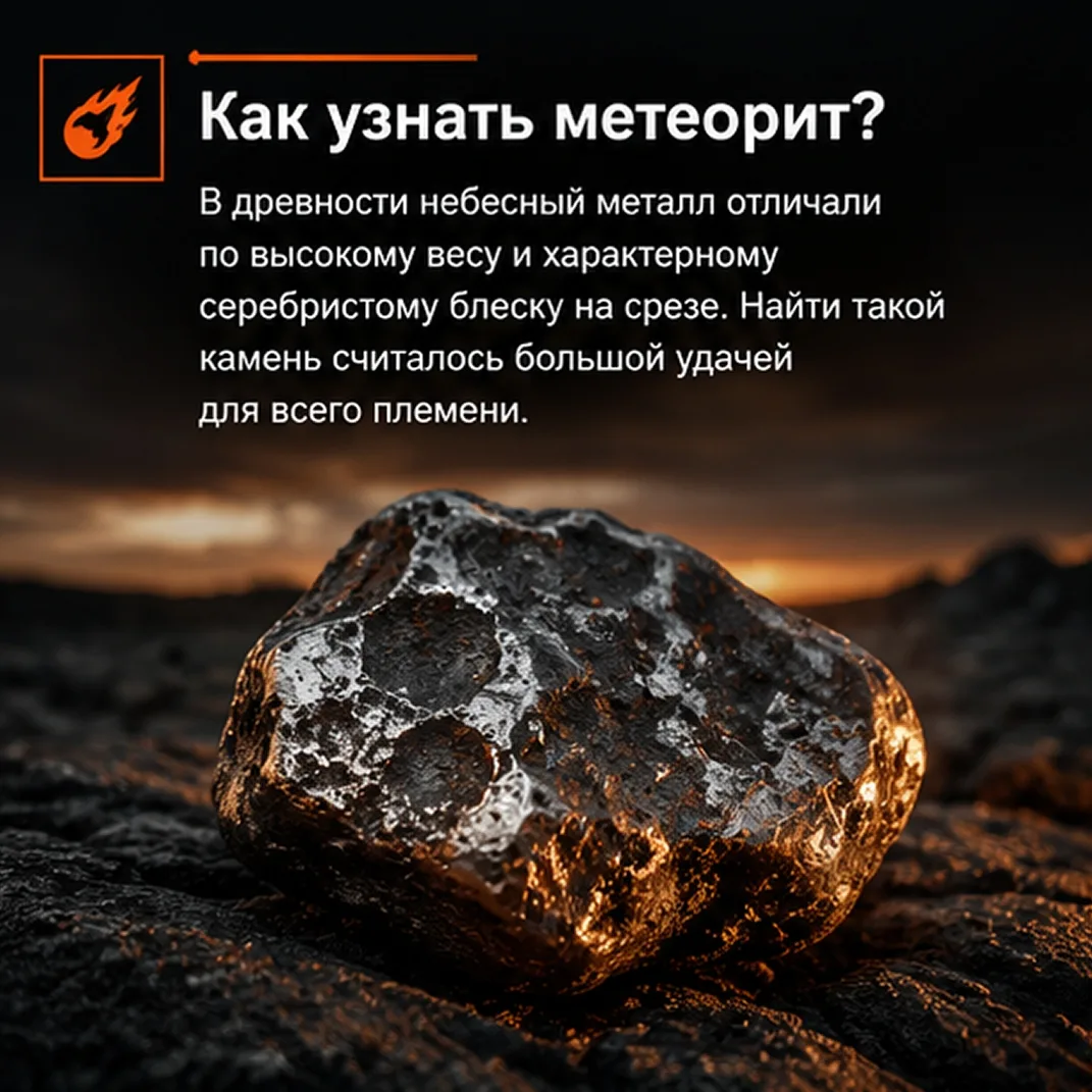 Метеоритное железо в древней Сибири 🌠