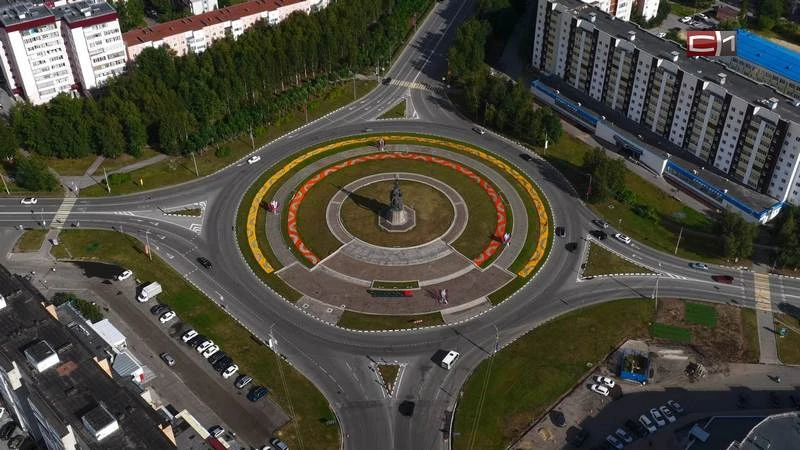 Ремонт на кольце Ленина в Сургуте продлили до конца июля