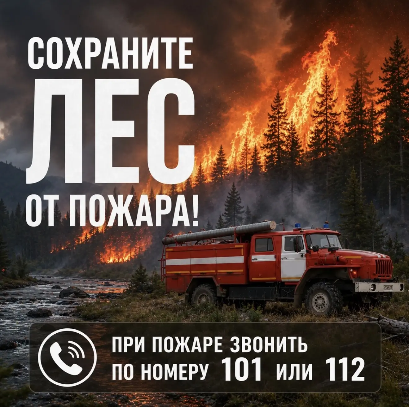 Каждый год пожары уничтожают миллионы гектаров леса.