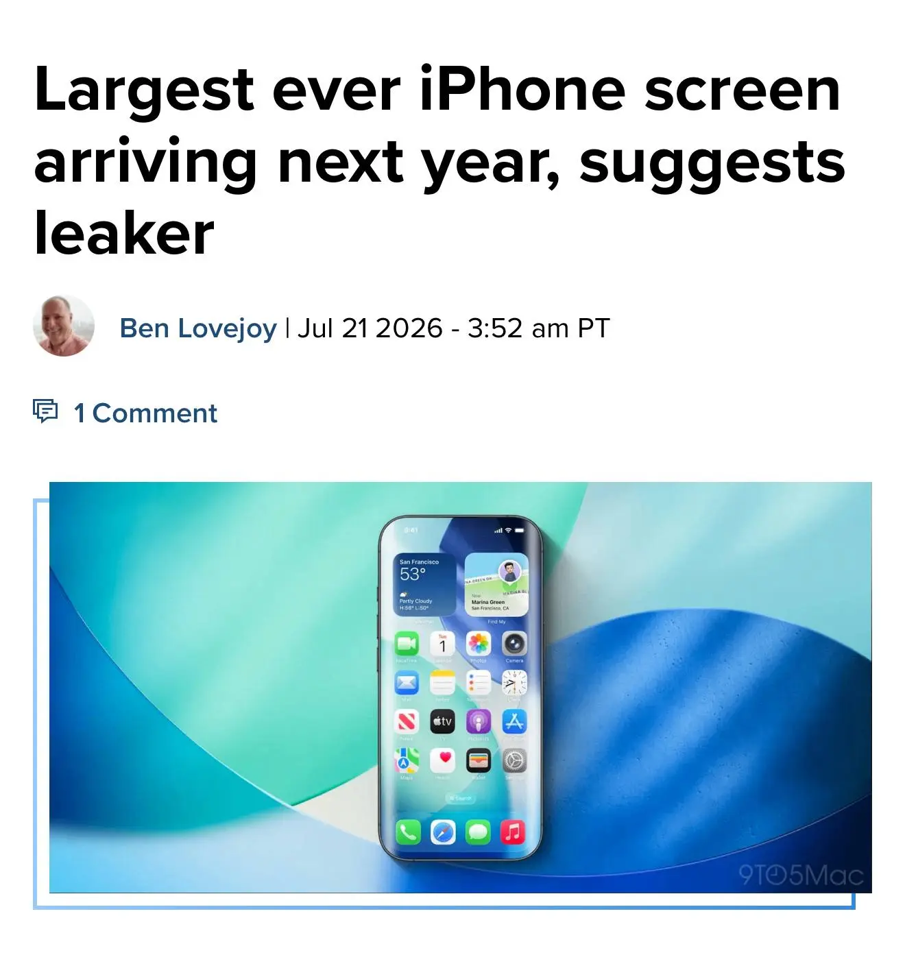 Apple выкатит САМЫЙ большой iPhone в истории — экран впервые раздуют до 7 дюймов, сообщают инсайдеры