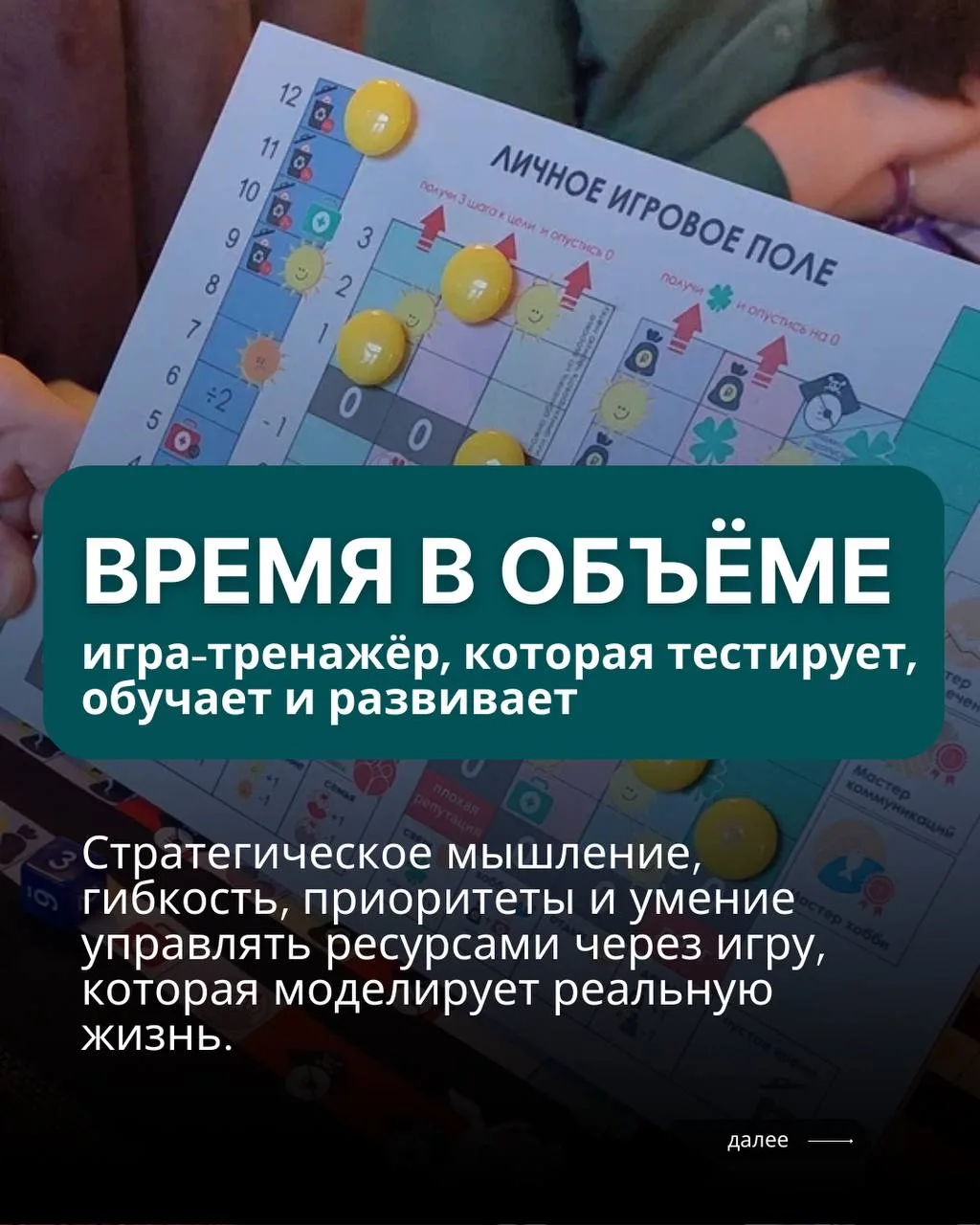 Игра-тренажёр «Время в объёме»

Бывает, ловите себя на мысли: «День прошёл… а я что успел?»
 Работае