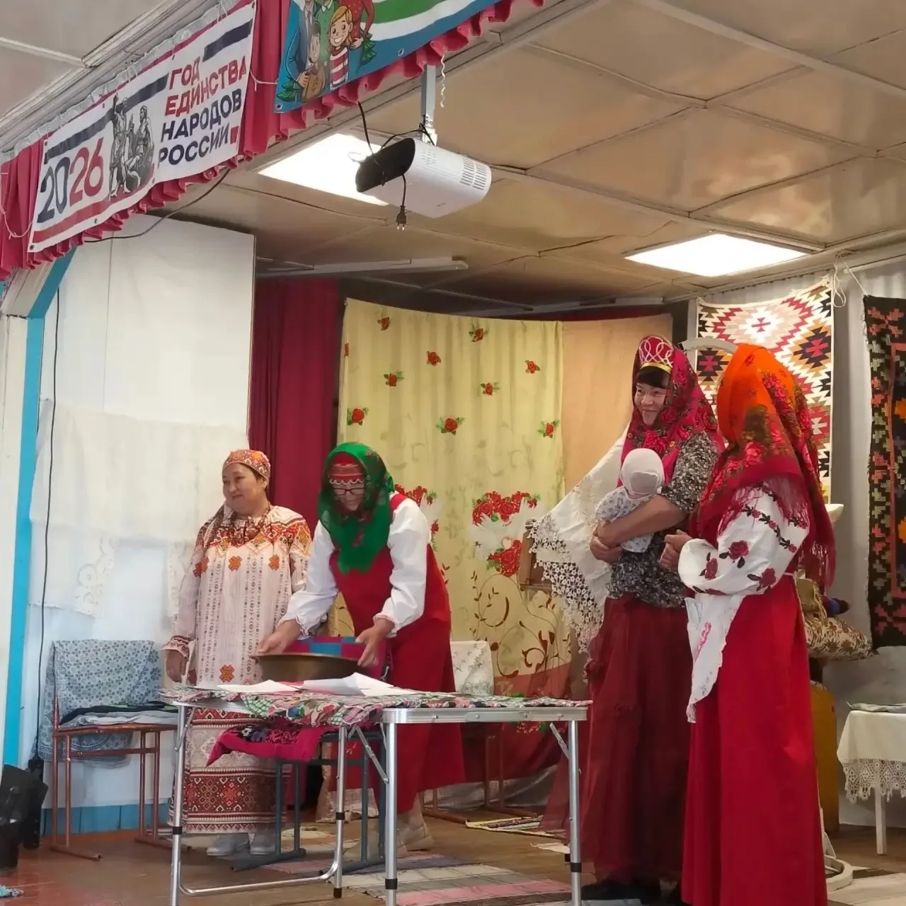 В деревне Старобайрамгулово прошёл Бишек байрамы - праздник, на котором показали различные обряды, с