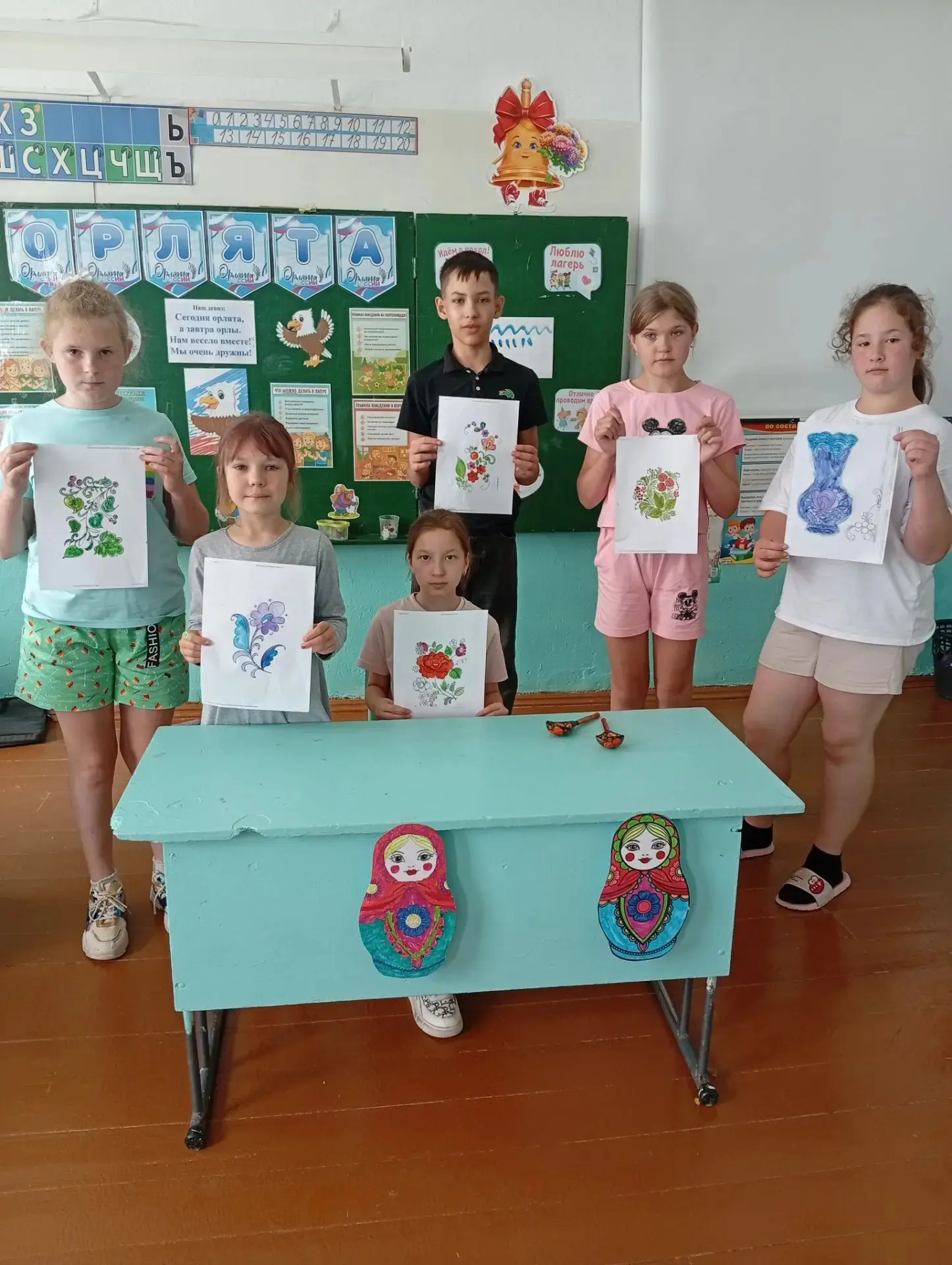 🌞18-й день в ЛДП. День народных промыслов.  
💪День начали традиционно с весёлой  зарядки, поиграли