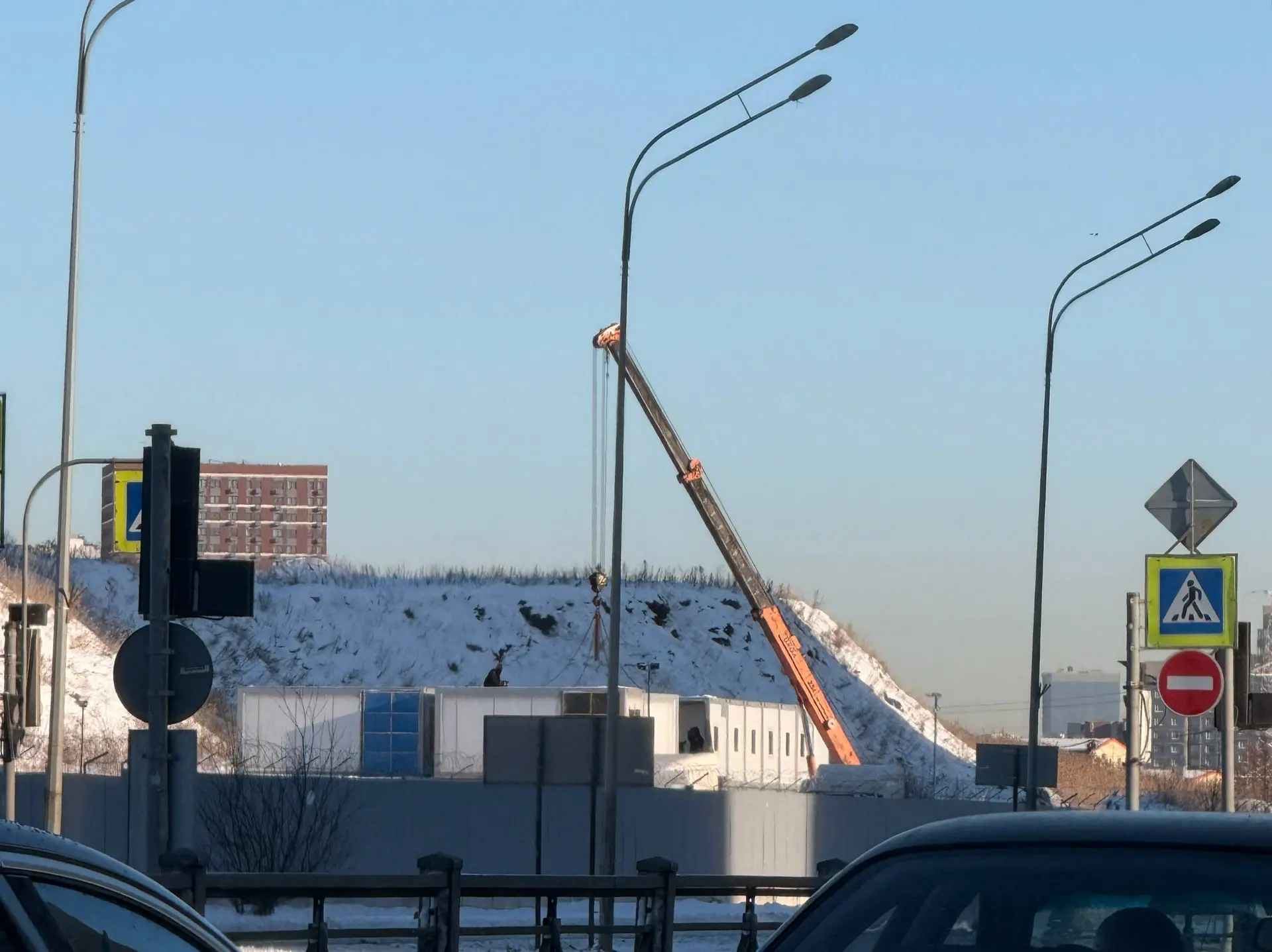 👷🏻‍♂️ На строительной площадке электродепо «Красносельское» (ТЧ-8), которое будет обслуживать новую 