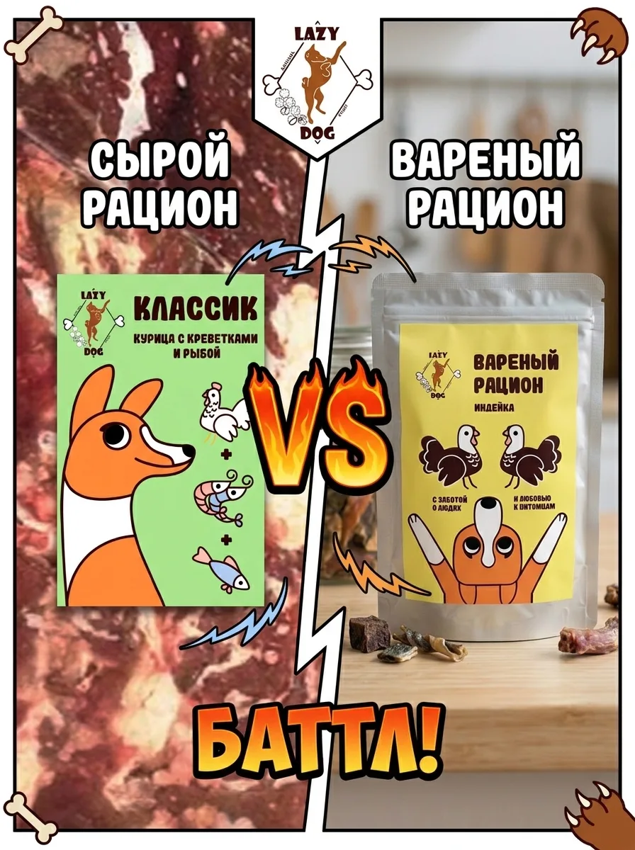🐕 Сырые или варёные рационы для собак и кошек: что лучше по переваримости? Научные факты!  🧐🐱

Пр