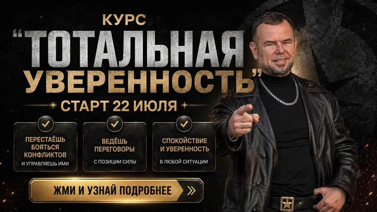 🔜 ЗАКРЫТЫЙ КУРС ВАДИМА ШЛАХТЕРА «Тотальная уверенность» — уже завтра!

https://shlahter.ru/totalver