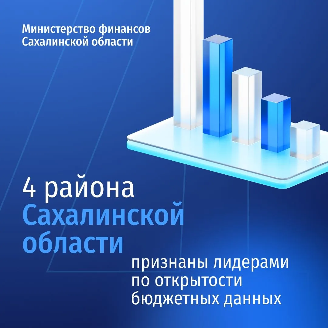 Министерство финансов Сахалинской области объявило итоги рейтинга открытости бюджетных ...