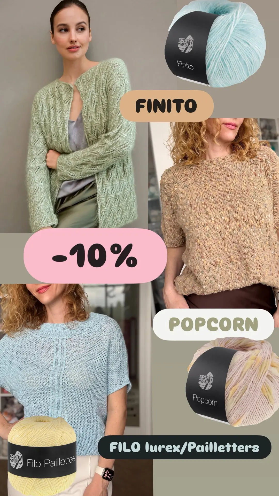 ❤️‍🔥И самая приятный подарок к нашему празднику - скидка -10% на три мега-хита LANA GROSSA❤️‍🔥

FI