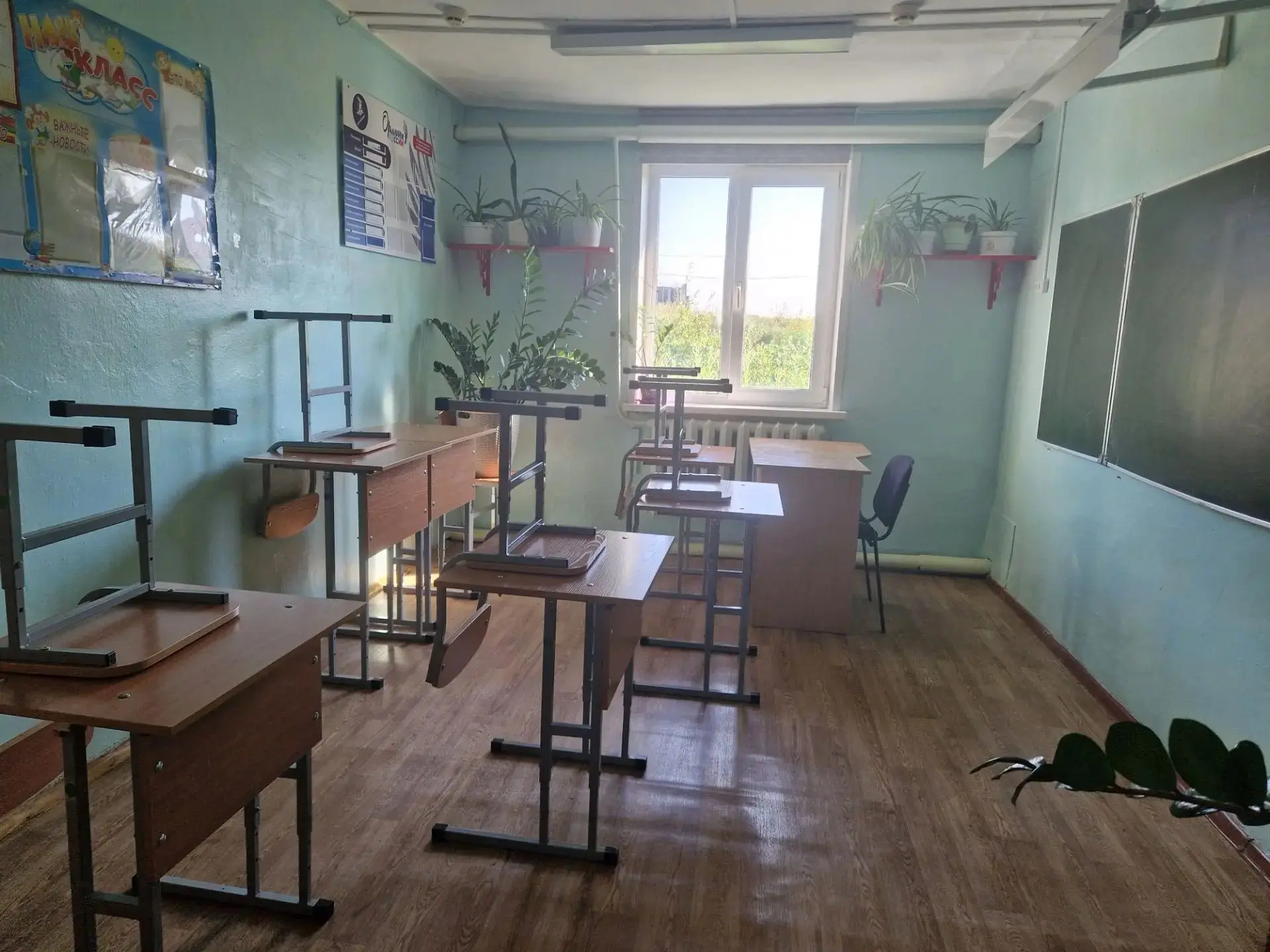 Усть-Порт, сельская школа. В классе — 1–2 ученика.
